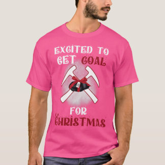 Camiseta Animado Para Obter Carvão Para A Grafia De Natal