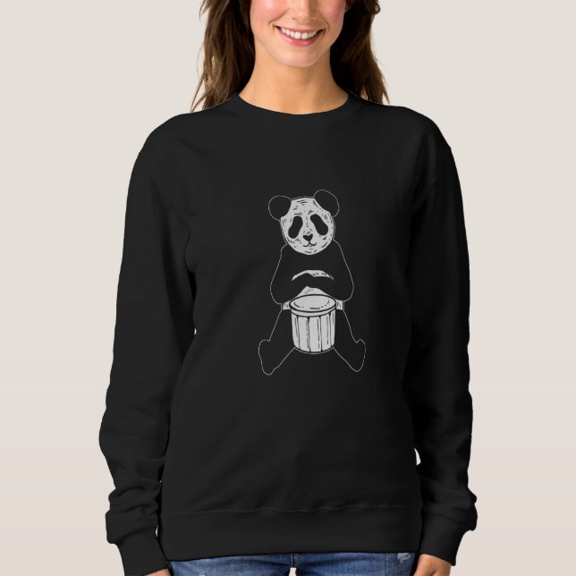 Camiseta Animador de Bateria de Panda (Frente)