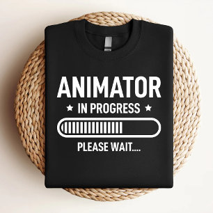 Camiseta Animador Em Progresso Futuro Animador