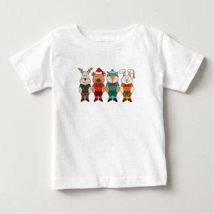 Camiseta Animais adoráveis prontos para o inverno