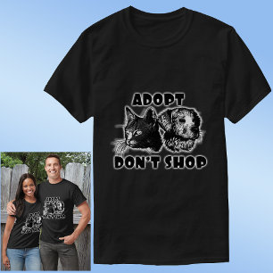 Camiseta Animais ADOTADOS NÃO COMPRAM