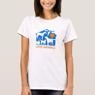 Camiseta animais amadores