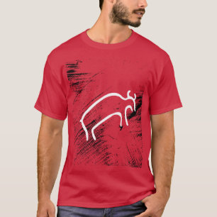 Camiseta Animais Antigos - Touro Pré-Histórico
