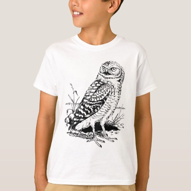 Camiseta Animais, aves, imagens florestais (Frente)
