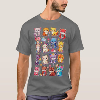 Camiseta animais bonitos