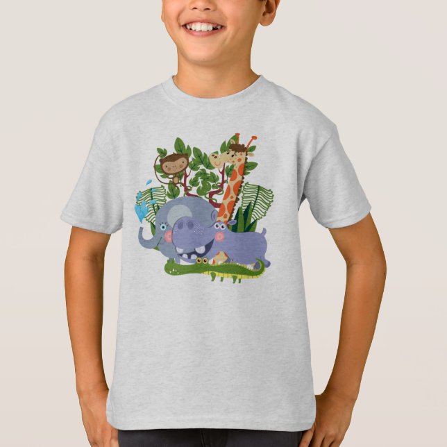 Camiseta Animais bonitos do safari (Frente)