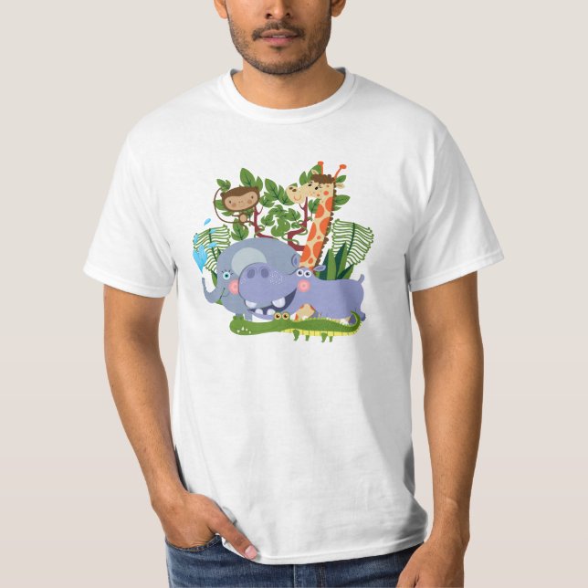 Camiseta Animais bonitos do safari (Frente)
