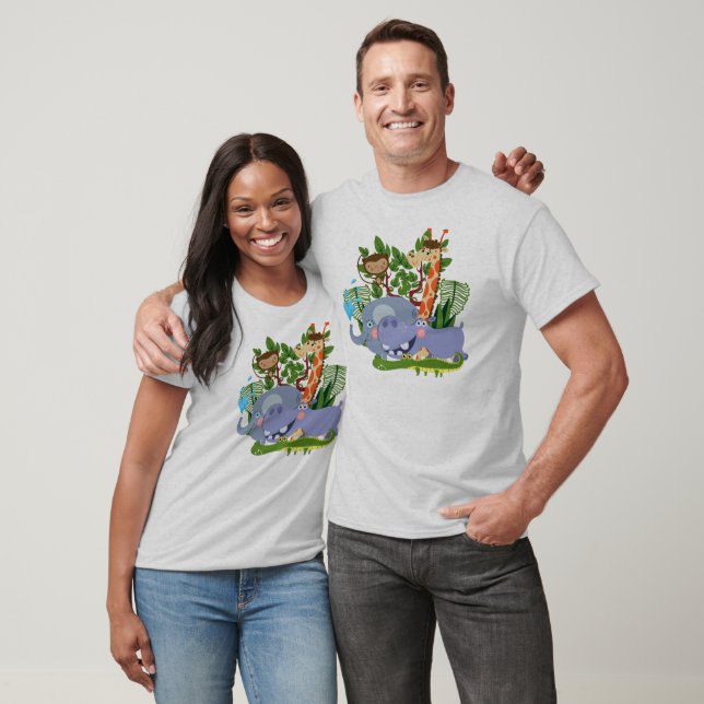 Camiseta Animais bonitos do safari (Unissex)