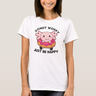 Camiseta Animais Cujos Engraçados Por Axolotl São Rosa-Ro
