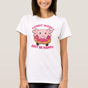 Camiseta Animais Cujos Engraçados Por Axolotl São Rosa-Rosq