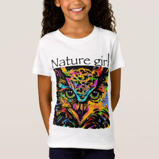 Camiseta Animais da coruja natural