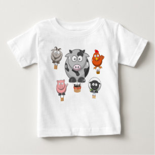 Camiseta Animais da exploração de balões de ar quente