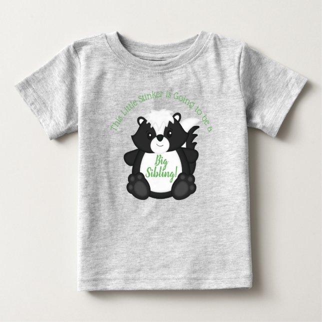 Camiseta Animais da Floresta Chá de fraldas (Frente)