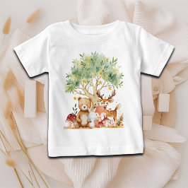 Camiseta Animais da Floresta Mágica