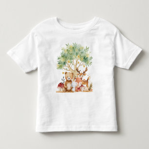 Camiseta Animais da Floresta Mágica