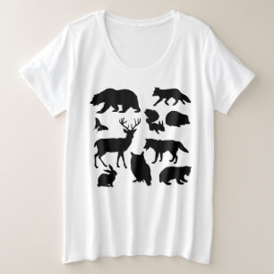 Camiseta Animais Da Floresta, Vida Selvagem