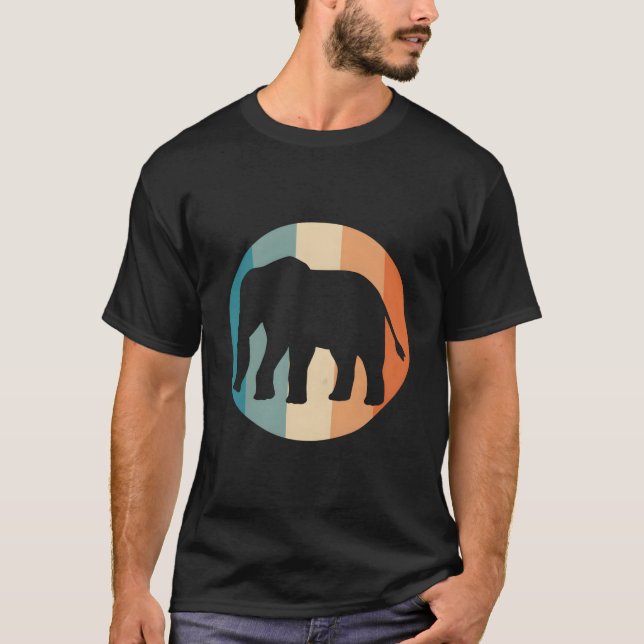 Camiseta Animais da Selva Vida Selvagem Elefantes (Frente)