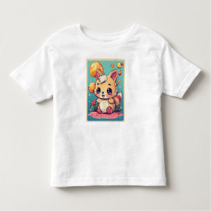 Camiseta Animais de Cartoon Bonitos e Engraçados