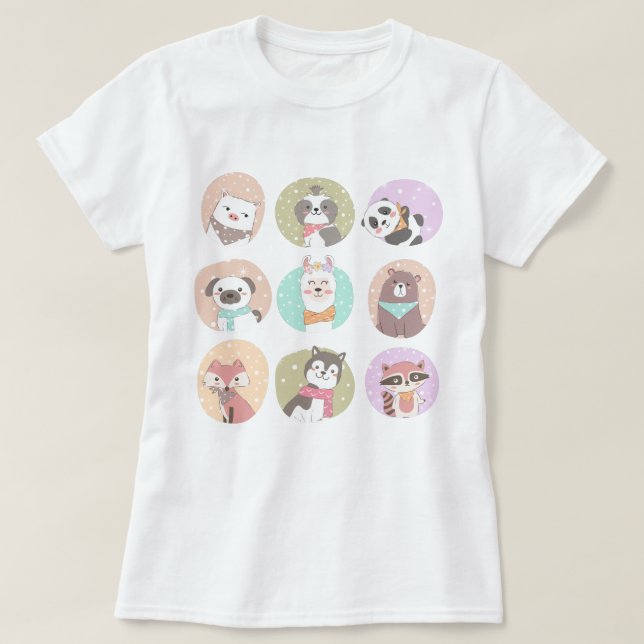 Camiseta Animais de Corte (Frente do Design)