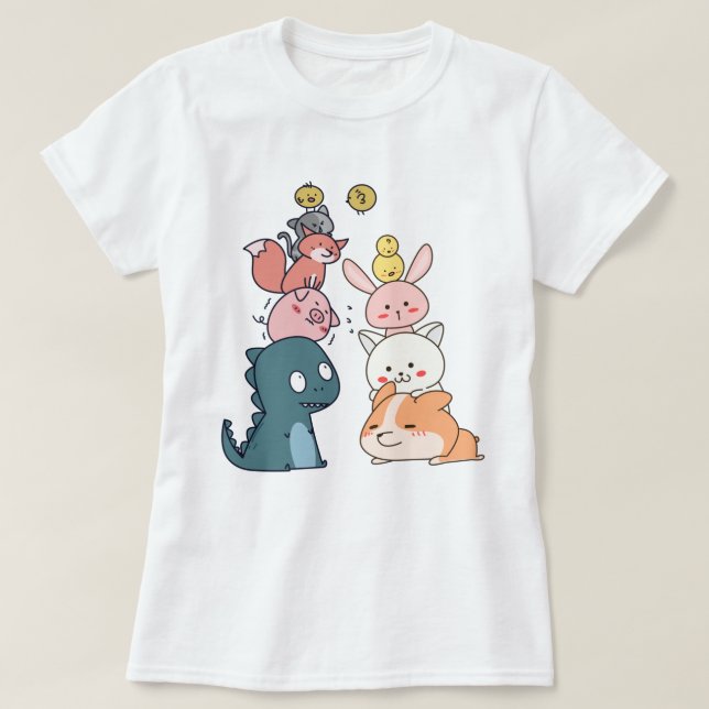 Camiseta Animais de Corte (Frente do Design)