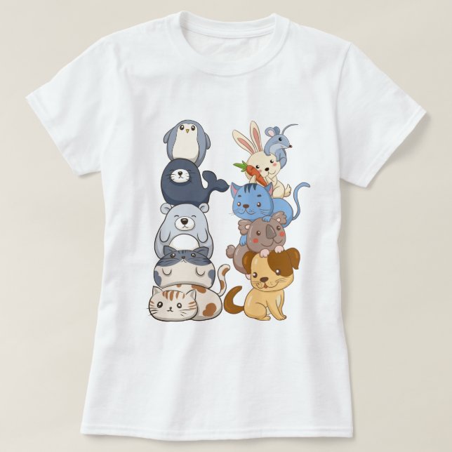 Camiseta Animais de Corte (Frente do Design)