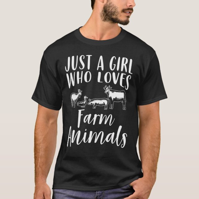 Camiseta Animais de criação Roupa Design (Frente)