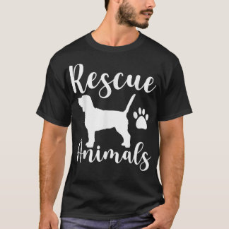 Camiseta Animais De Emergência, Salvamento De Cães, Adoção 