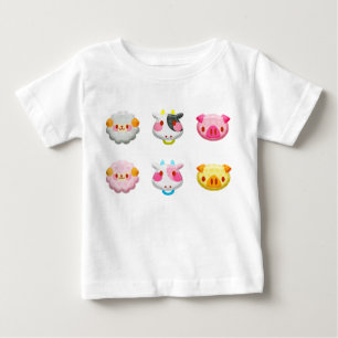 Camiseta Animais de exploração Kawaii
