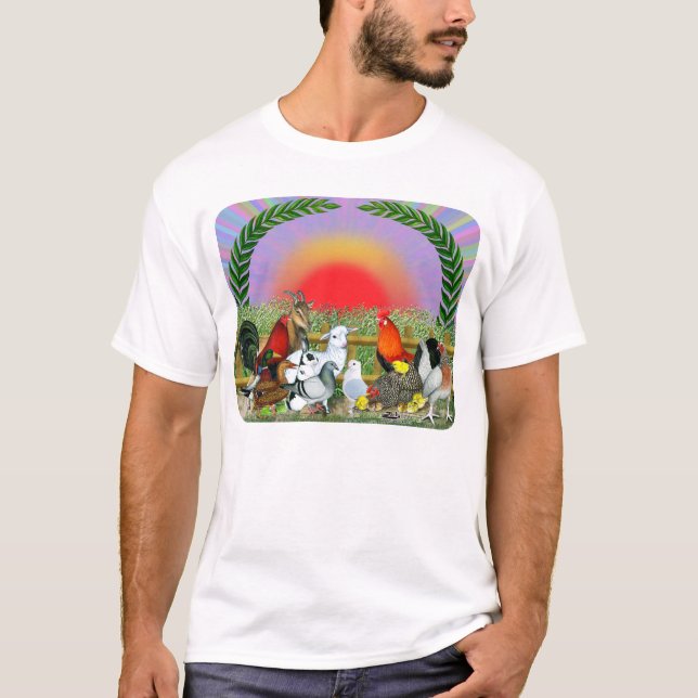 Camiseta Animais de fazenda (Frente)