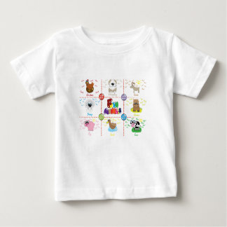 Camiseta Animais de fazenda