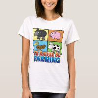 Animais de fazenda de cartoon - Eu preferencialmen