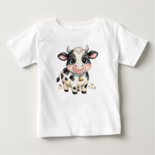 Camiseta Animais de Fazenda Fofos-Vaca