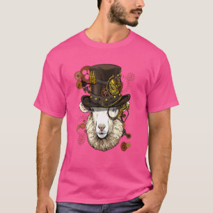 Camiseta Animais de Fazenda mecânica de ovelha gótica-galin