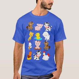 Camiseta Animais de Fazenda Meninos com Pouca Engorda para 