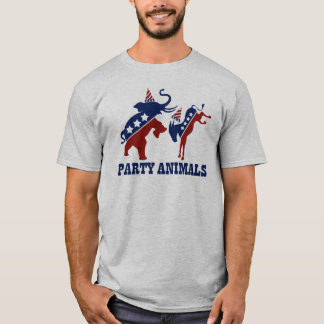 Camiseta Animais de festa