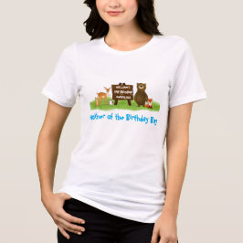 Camiseta Animais de Festa de Aniversário na Floresta Mãe