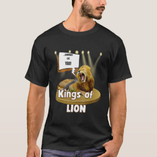 Camiseta Animais De Karaoke Cantando Reis De Leão