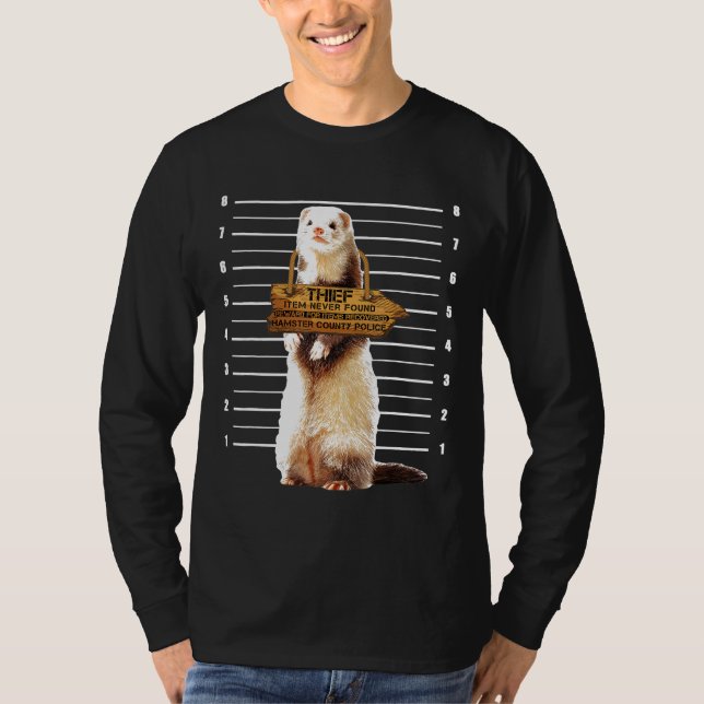 Camiseta Animais de ladrão de furões (Frente)