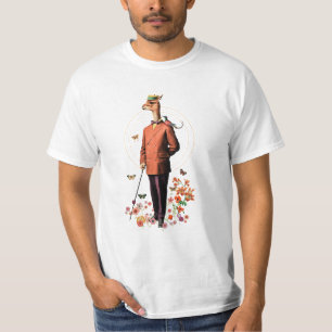 Camiseta ANIMAIS DE LLAMA rico EM FLORES E BORRACHAS