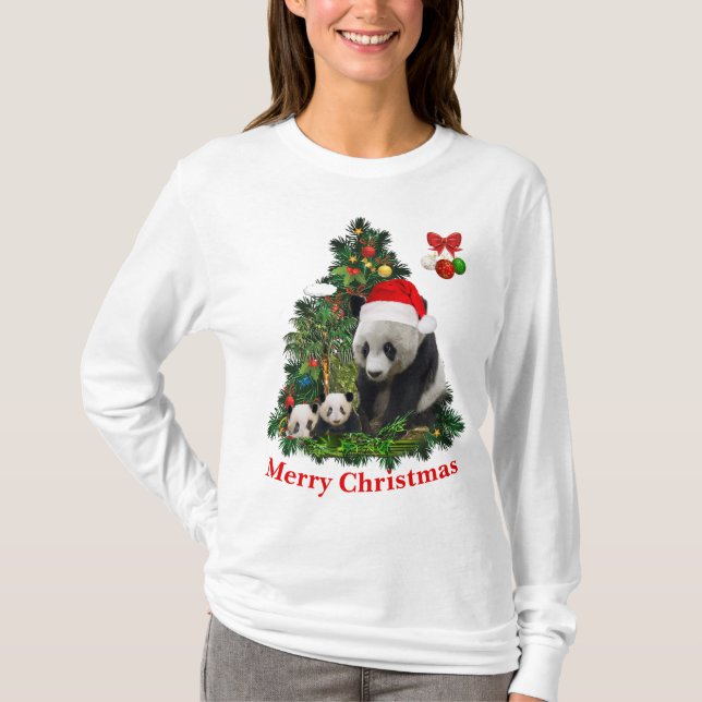 Camiseta animais de Natal (Frente)