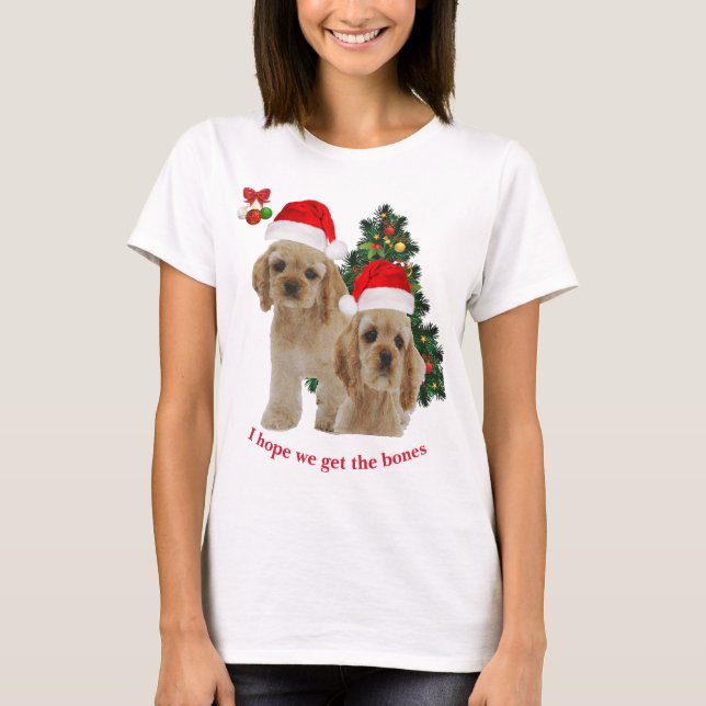 Camiseta Animais de Natal (Frente)
