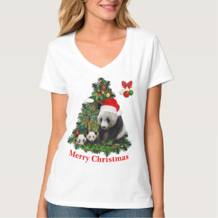 Camiseta animais de Natal