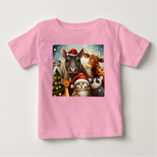 Camiseta Animais de Natal 6