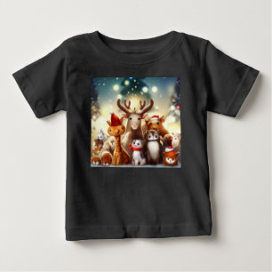 Camiseta Animais de Natal 7