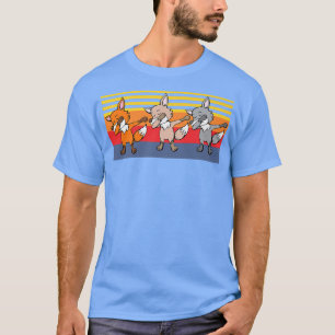Camiseta Animais De Raposa Para Homens, Crianças, Animais C