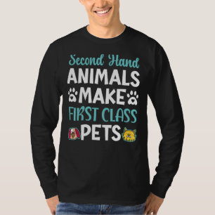 Camiseta Animais De Segunda Mão Fabricam Animais De Primeir