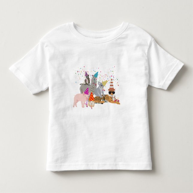 Camiseta Animais de Triagem - Animais de Corte com Festa (Frente)