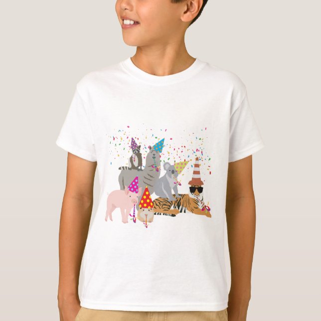 Camiseta Animais de Triagem - Animais de Corte com Festa (Frente)