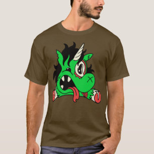 Camiseta Animais Dias de as Bruxas engraçados do Unicórnio