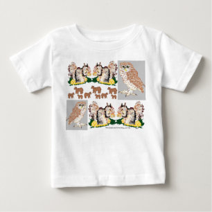 Camiseta Animais do Bebê-Camisa da Floresta